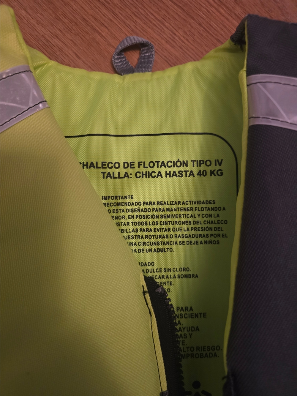 Volt Electric Yellow and Black Child Life Jacket - High Visibility Vest - Picture 3 of 4